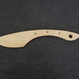 Couteau en bois de doussié design