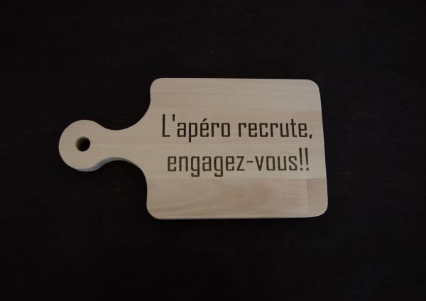 G Planche 30cm x 16cm L'apéro recrute