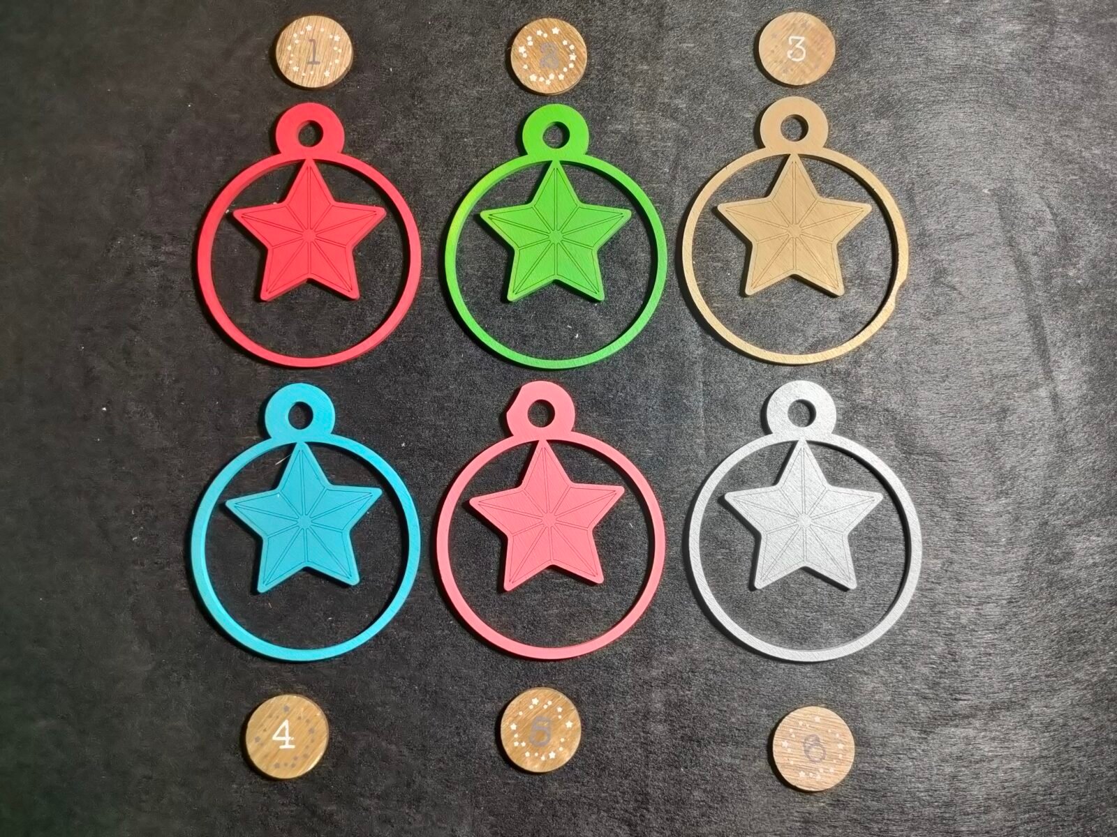 Boule ajourée Etoile 1 boules 25 à 30